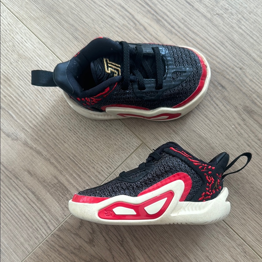 Air Jordan  Black and Red Sneakers